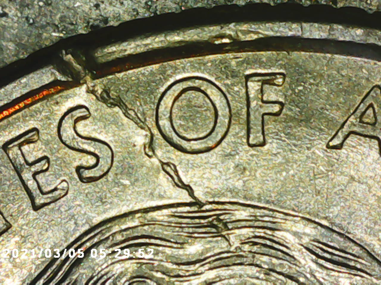 1999-P-Washington-Obverse-Die-Crack-Or-Damage